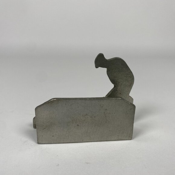 1989 Seagull Pewter Putting Golfer Business Card Holder Made in Canada - Picture 3 of 7